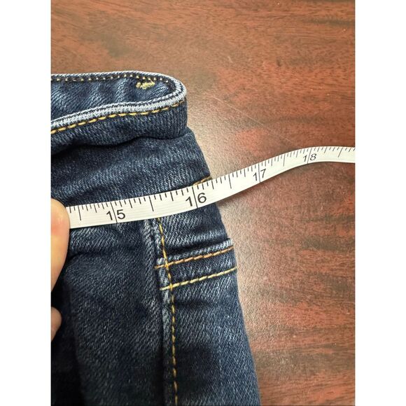 American Eagle Dark Wash Straight Leg Jeans Size 8 X-Long - Picture 7 of 8